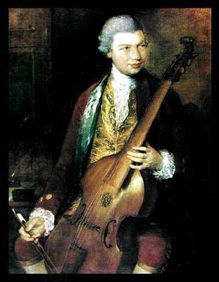 Thomas Gainsborough Portrait of the Composer Carl Friedrich Abel with his Viola da Gamba China oil painting art